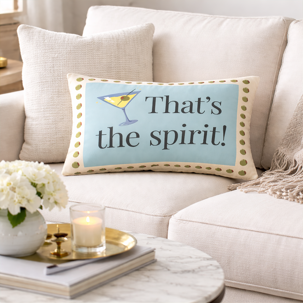 That's the Spirit Throw Pillow