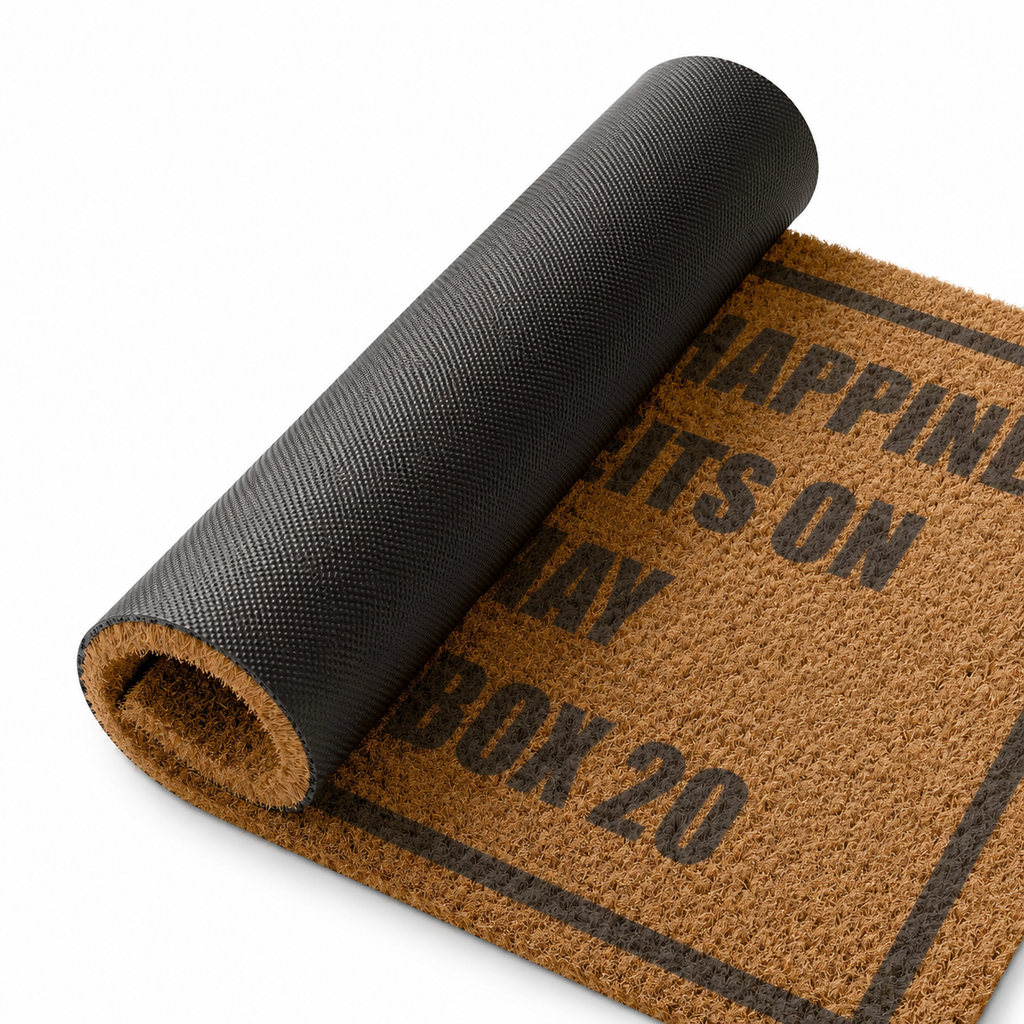 She Thinks That Happiness Is A Mat That Sits On Her Doorway Door Mat