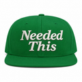 Needed This Embroidered Snap Back