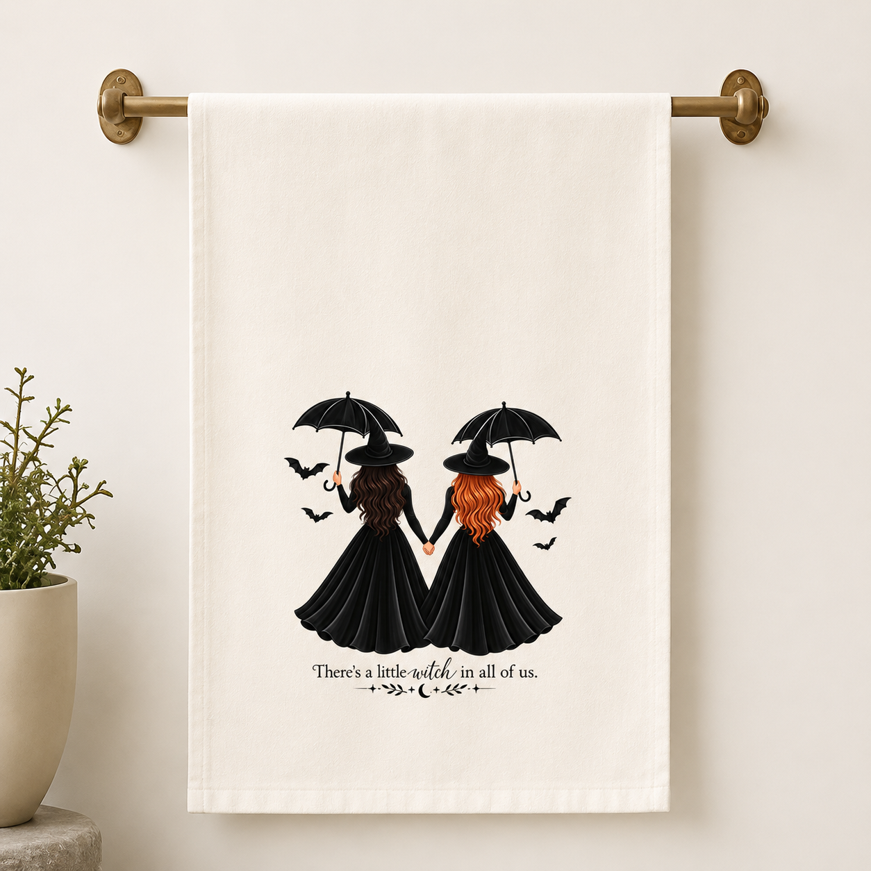 Owen Sister Practical Magic Cotton Kitchen Towel