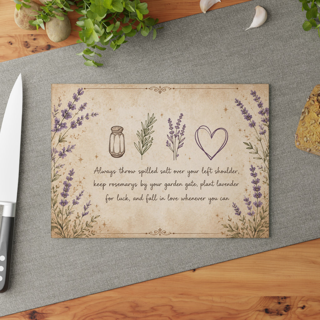 Glass Cutting Board Practical Magic Cutting Board