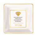 Strongest Substance Erika Porcelain Jewelry Dish (Square)