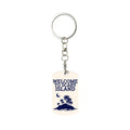 Welcome to Scary Island Keychain