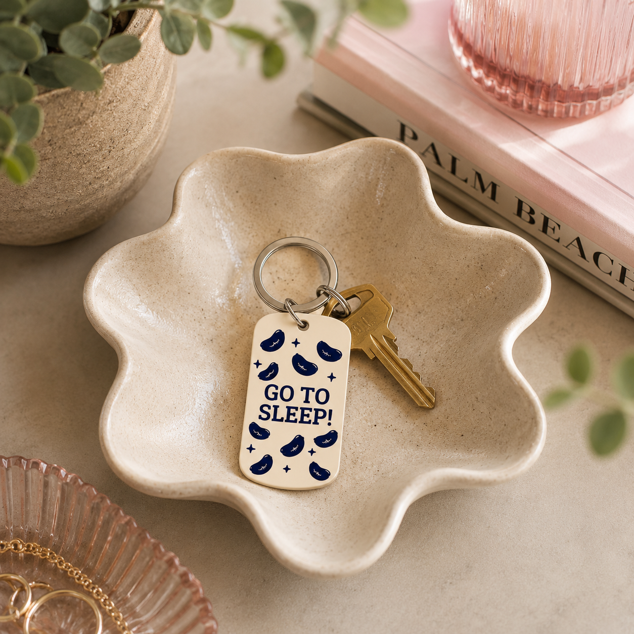 Welcome to Scary Island Keychain