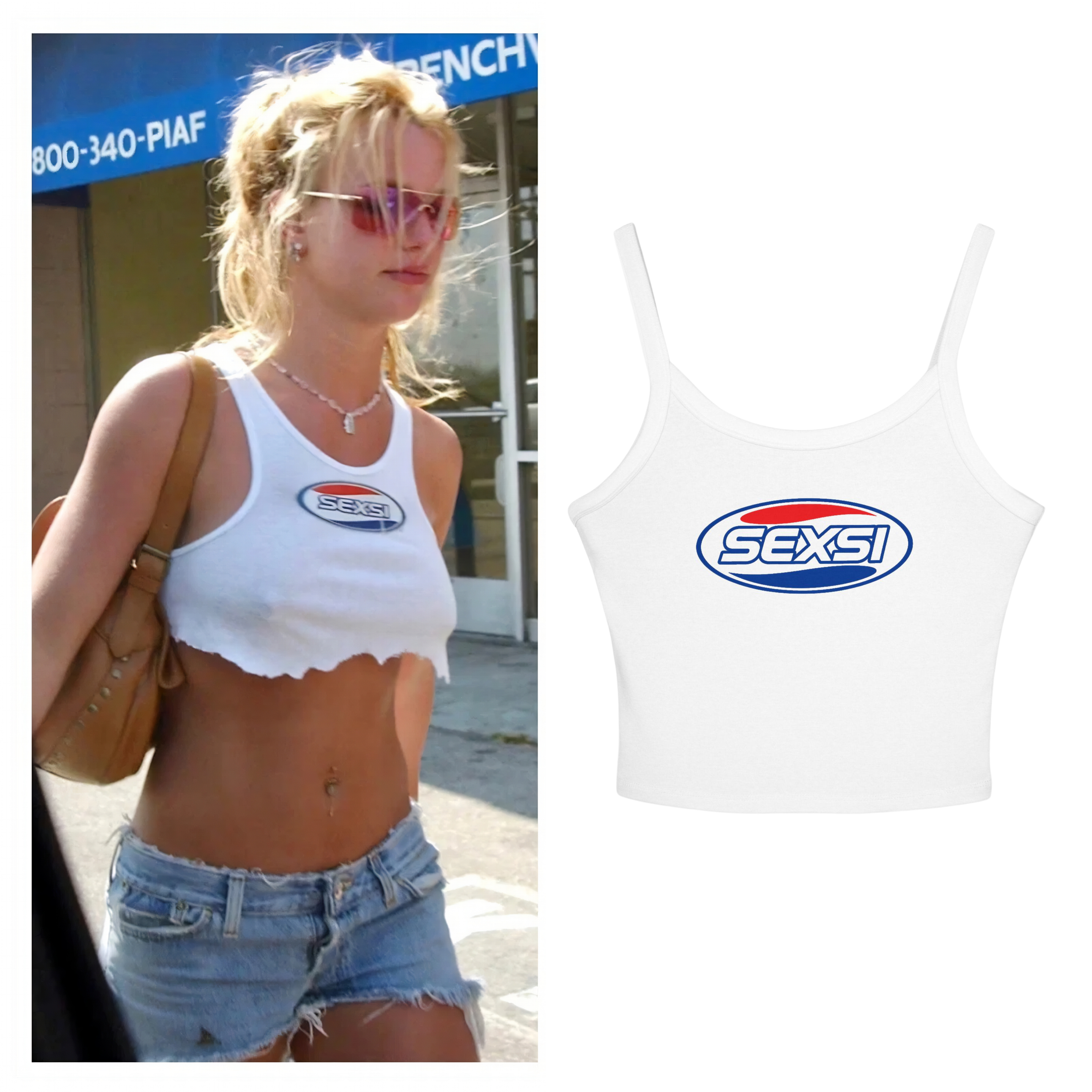 Women's Sexsi Britney Tank Crop Tank