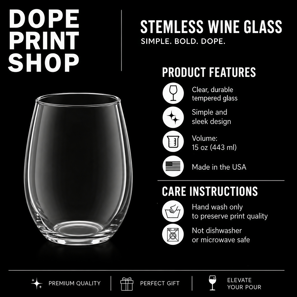 Please Dont Let it be about Tom Wine Glass