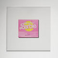 California Dream Barbie print in white frame on wall