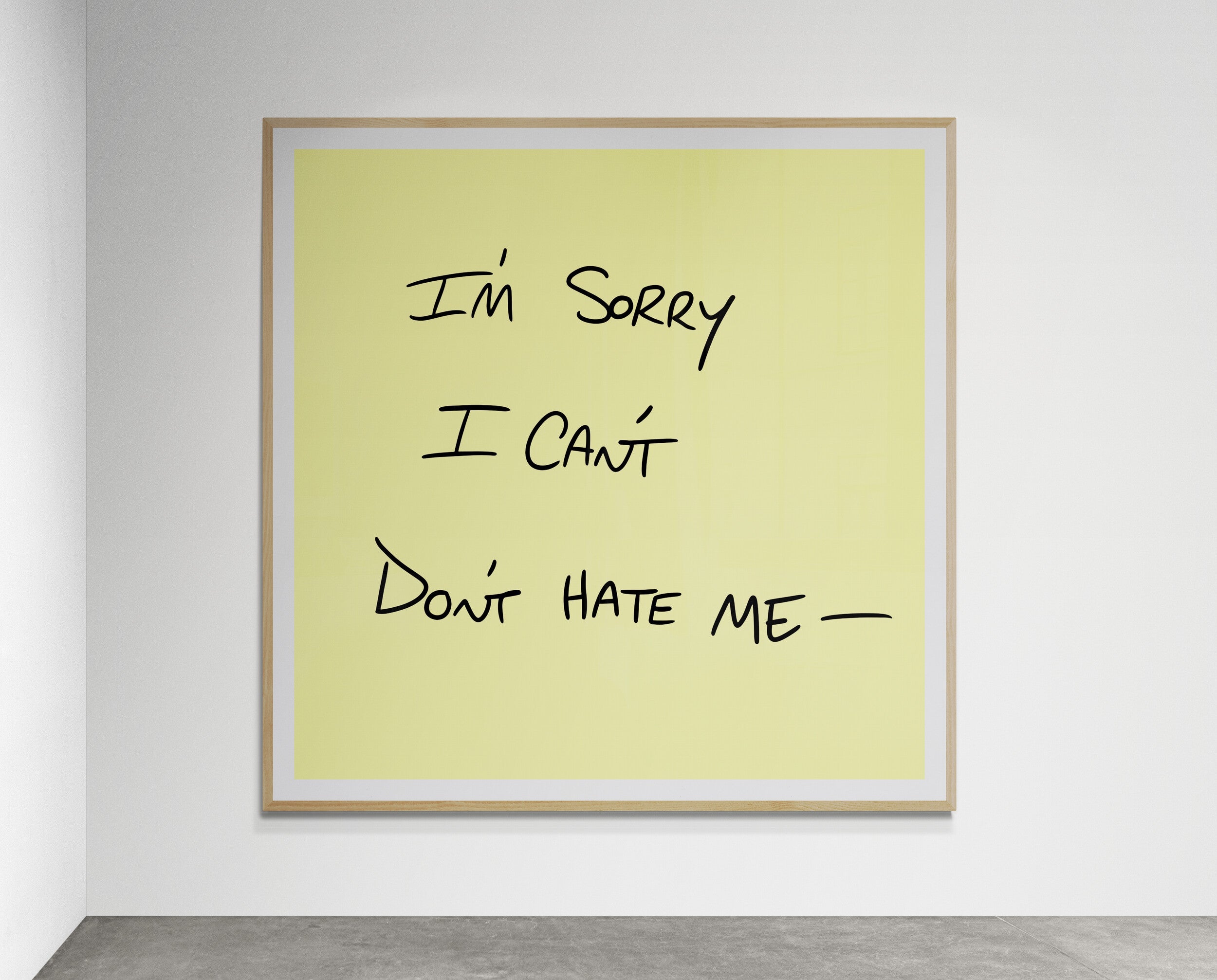 I'm Sorry, I Can't, Don't Hate Me SATC Post-it Art