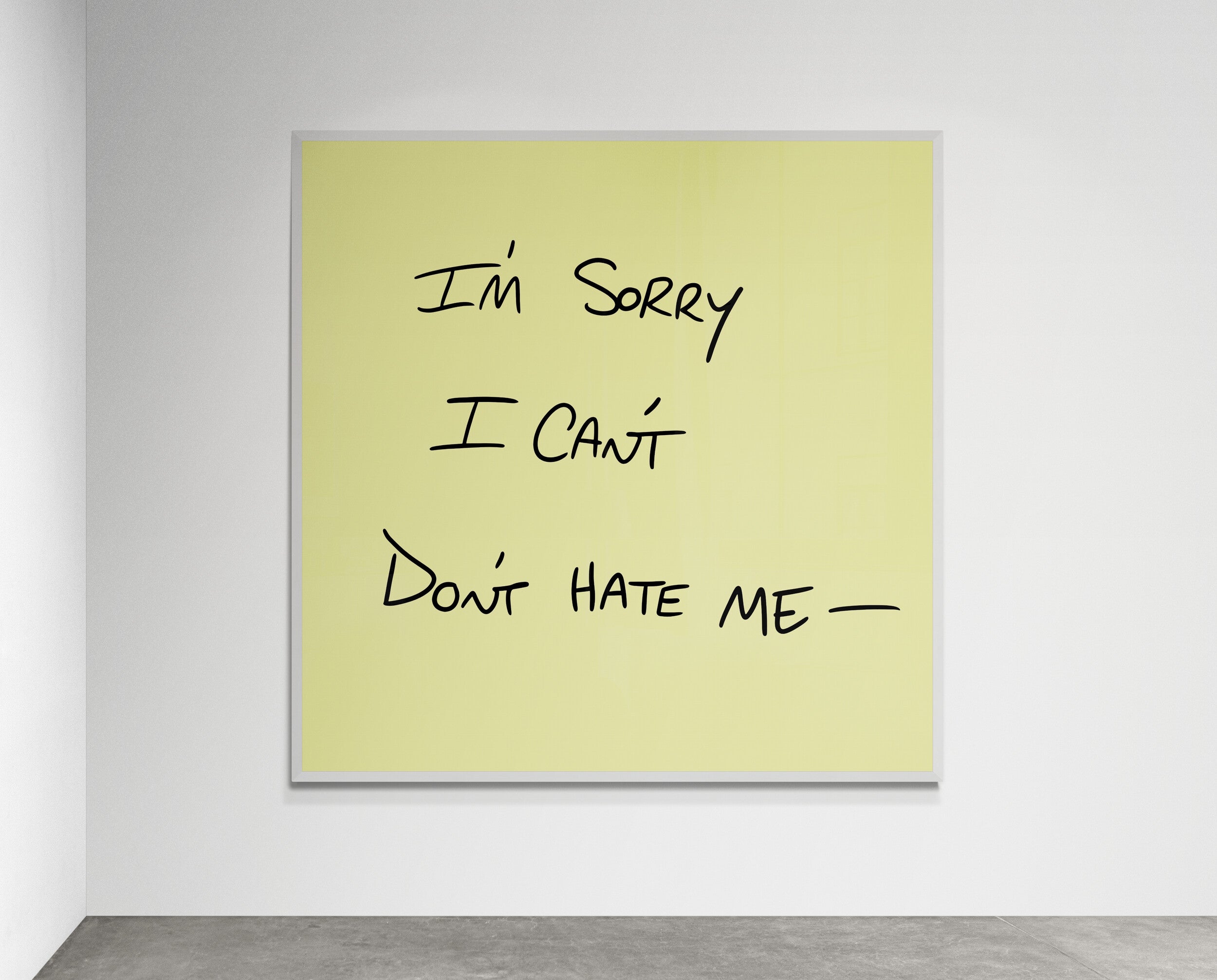 I'm Sorry, I Can't, Don't Hate Me SATC Post-it Art