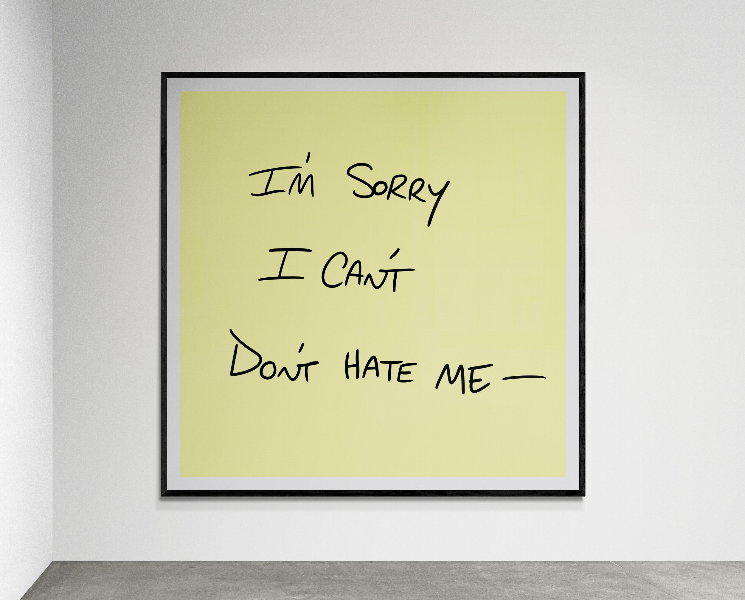 I'm Sorry, I Can't, Don't Hate Me SATC Post-it Art