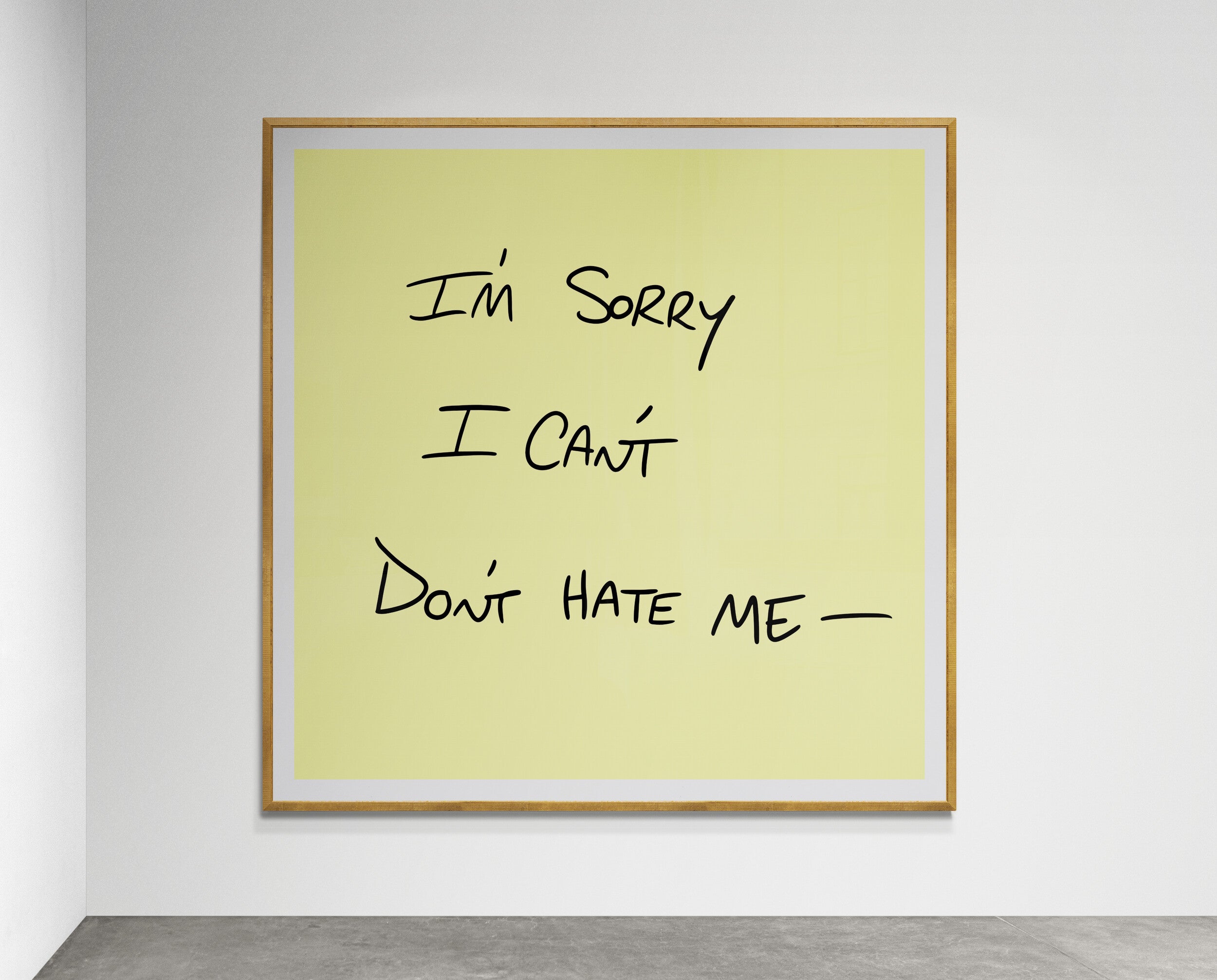 I'm Sorry, I Can't, Don't Hate Me SATC Post-it Art