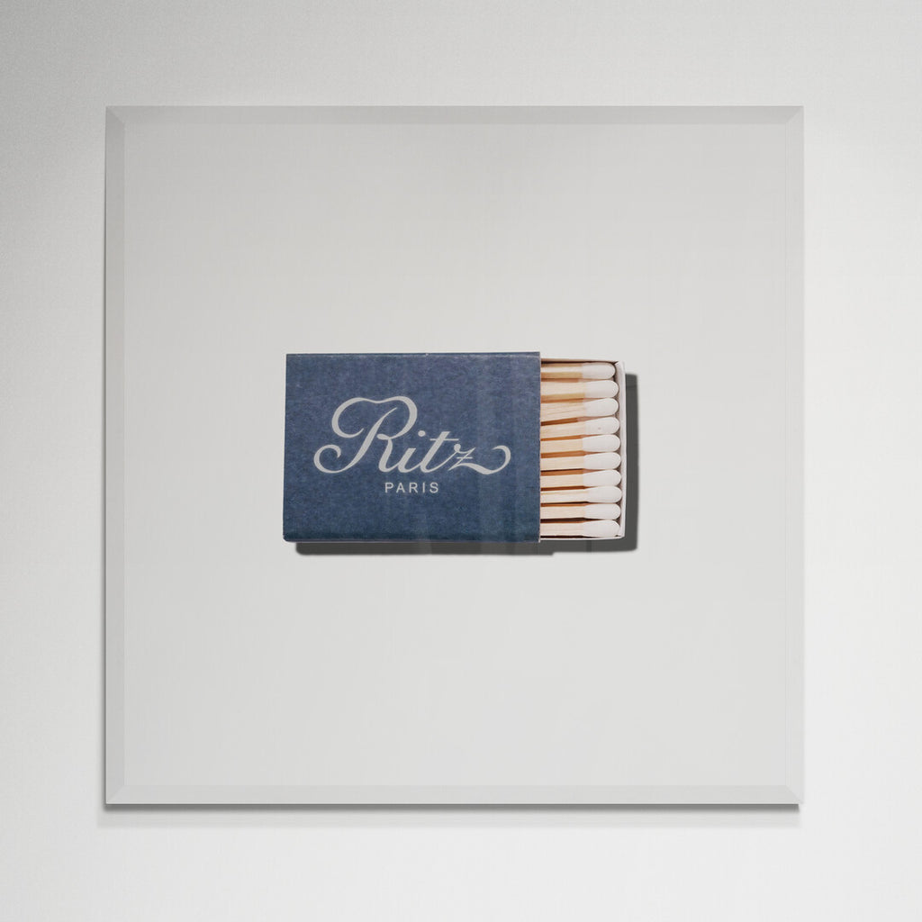 Framed Ritz Paris print, white frame