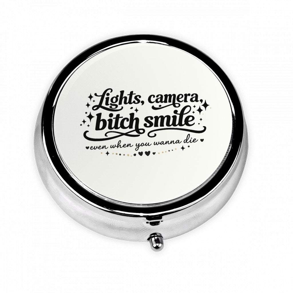 Lights, Camera, Bitch Smile Pill Case