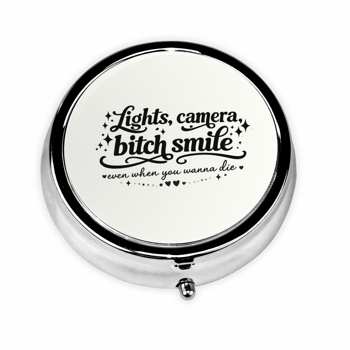 Lights, Camera, Bitch Smile Pill Case