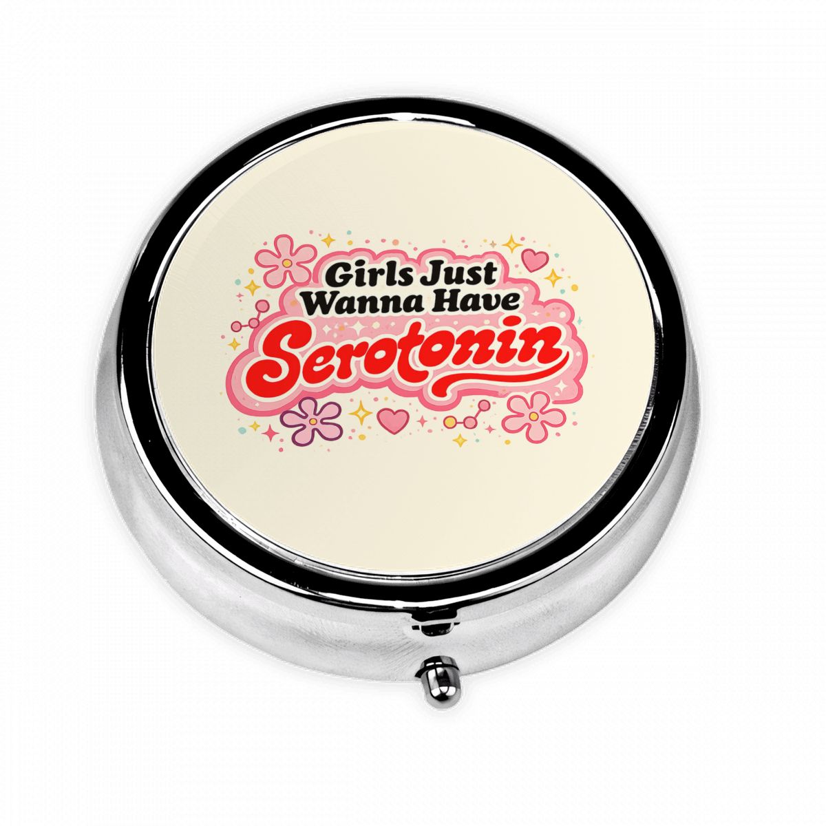 Girls Just Wanna Have Serotonin Pill Case