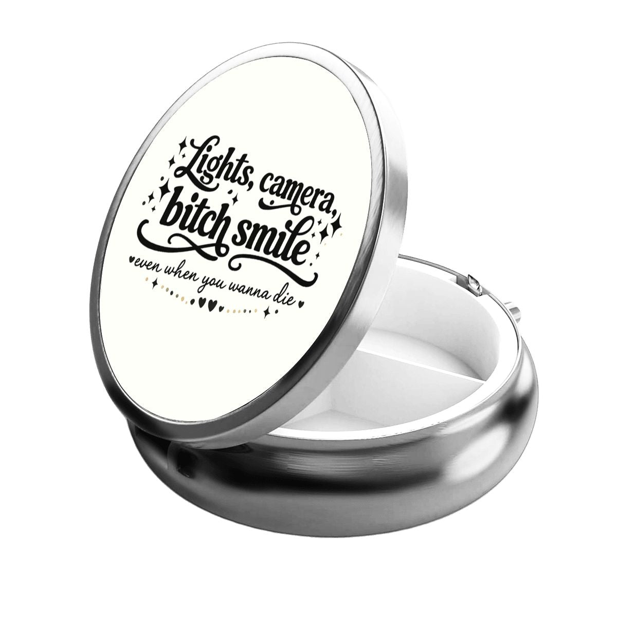 Lights, Camera, Bitch Smile Pill Case