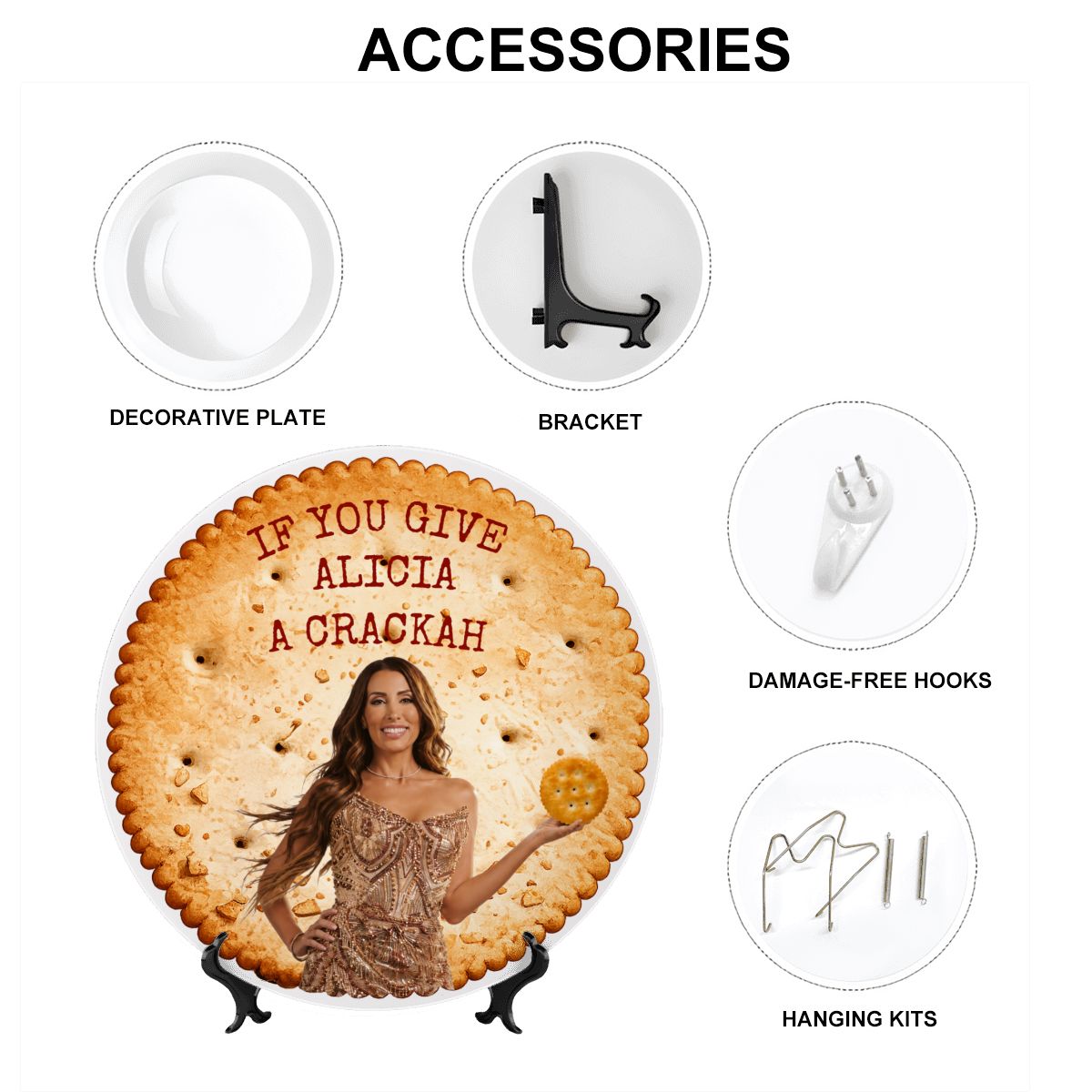 If You Give Alicia a Crackah Serving Plate