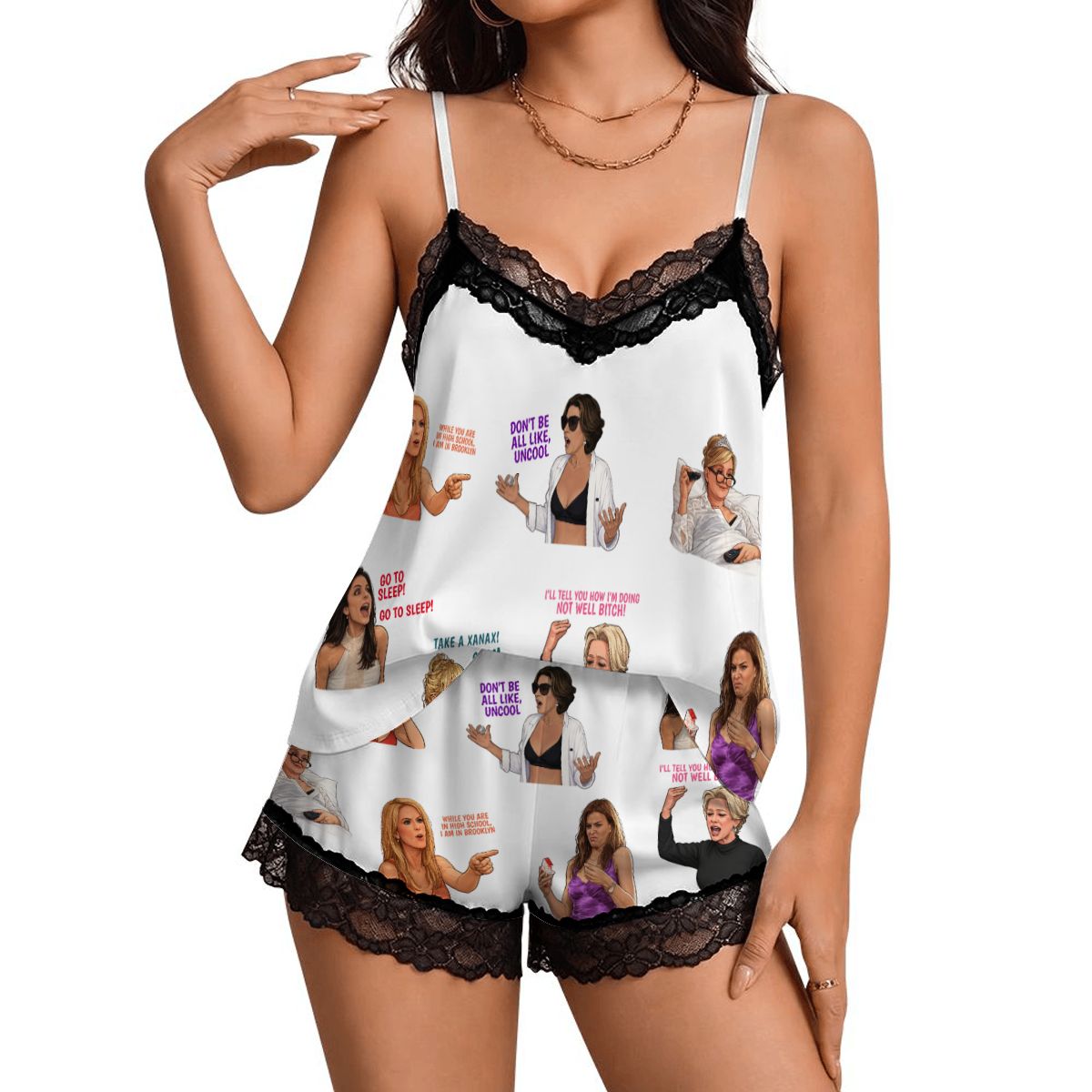 RHONY Icons Lace Cami Pajama Set