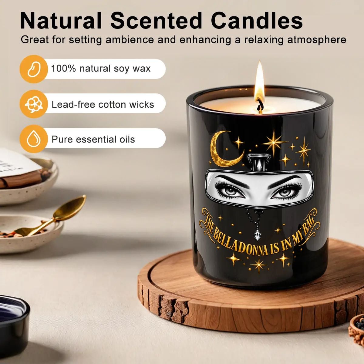 Belladonna Is in My Bag Practical Magic Soy Candle (6oz)